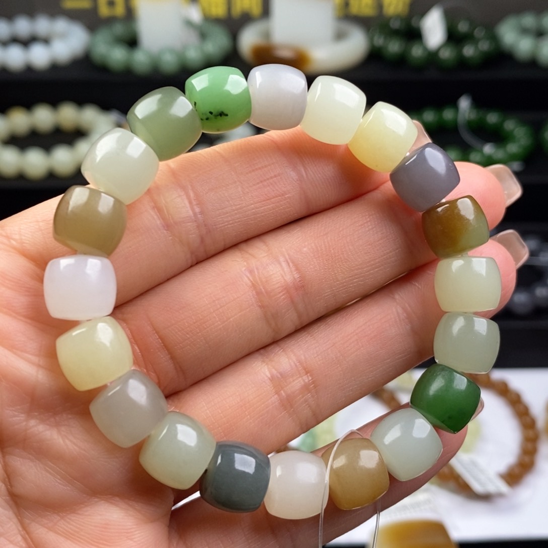 和田玉手串未镶嵌