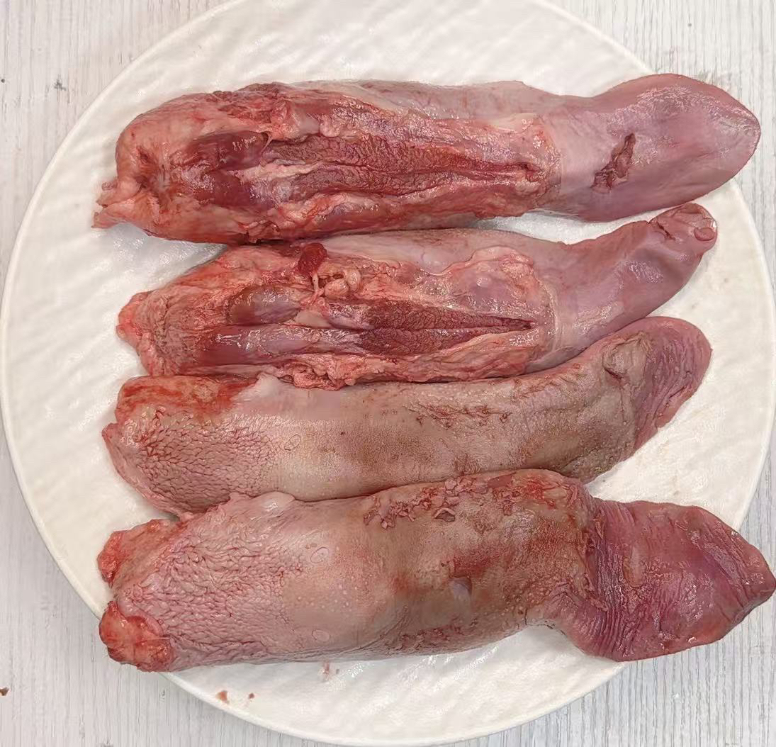 新鲜安徽农家 无根猪舌头猪口条丰冷链配送