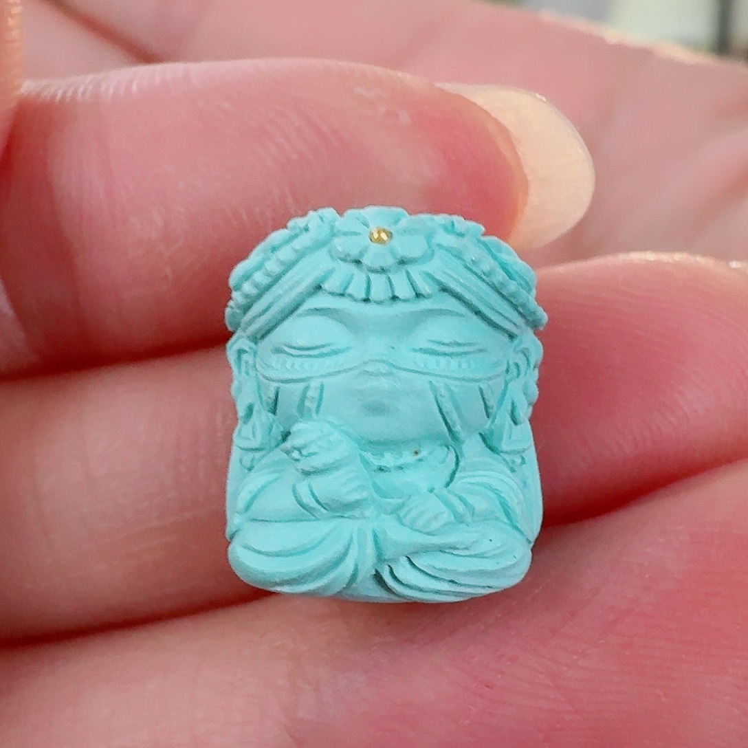 未镶嵌绿松石珠宝奇石