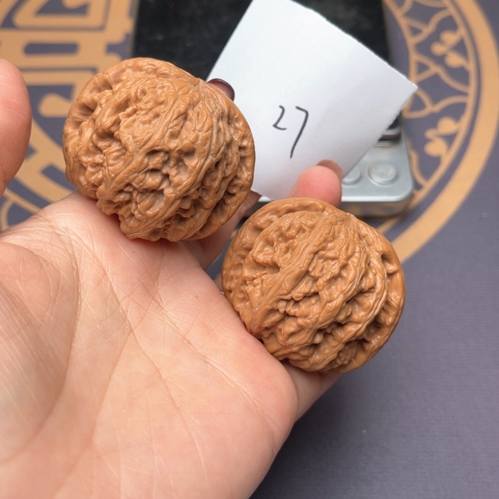 文玩核桃把件43大粗筋 27号