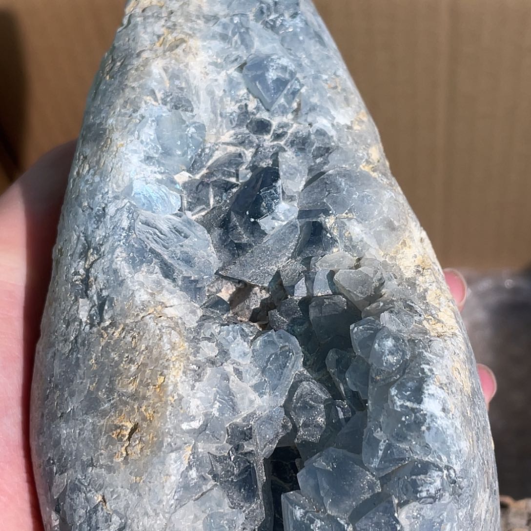 手链未镶嵌水晶天青石38号