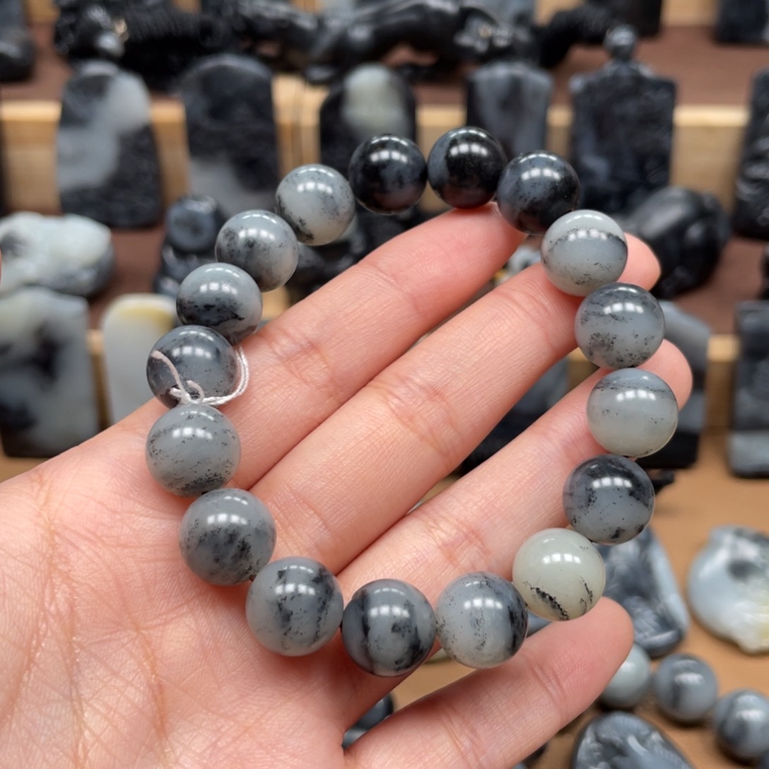 和田玉手链未镶嵌