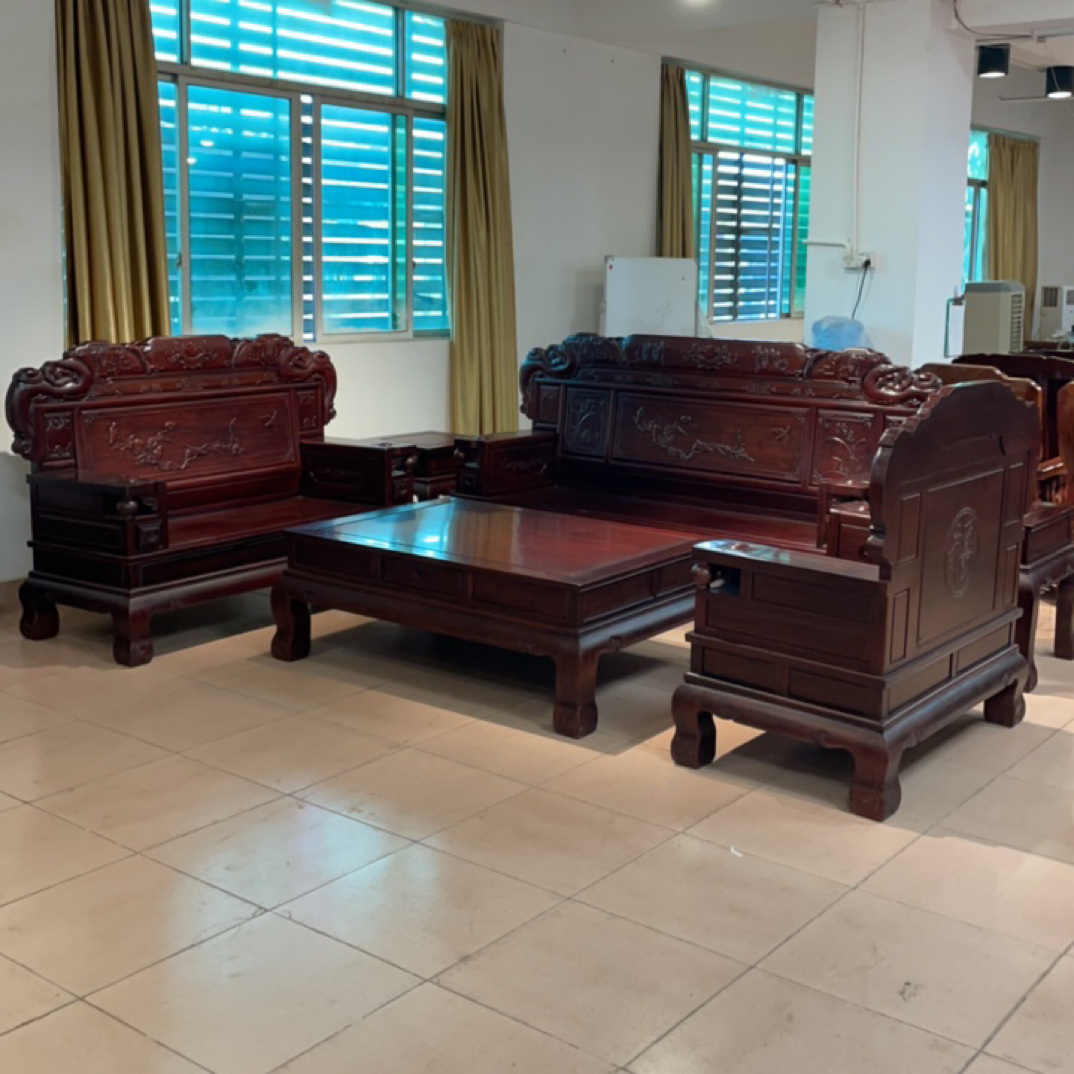 文言居推荐40——中国梦大沙发123六件套客厅沙发