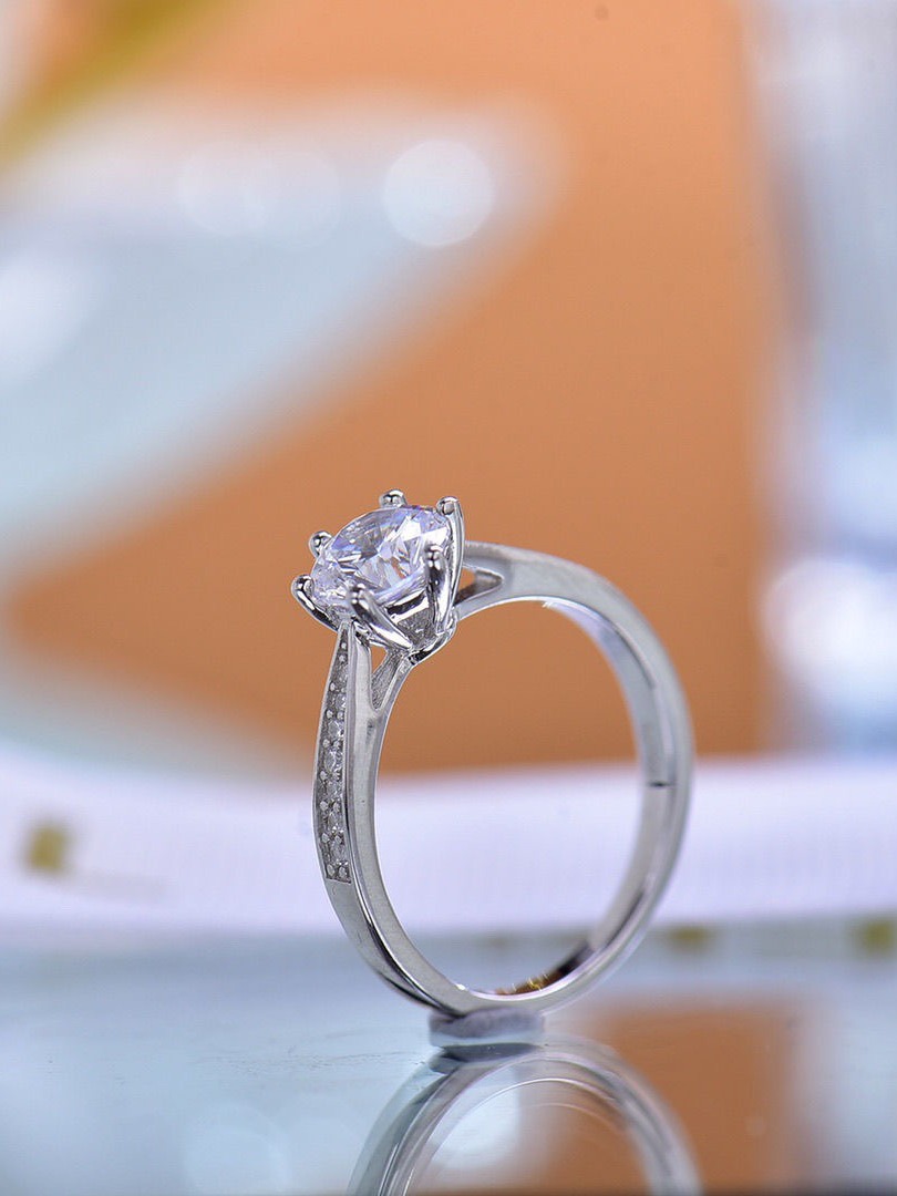 【南非高定】 1.0CT  小蛮腰女戒