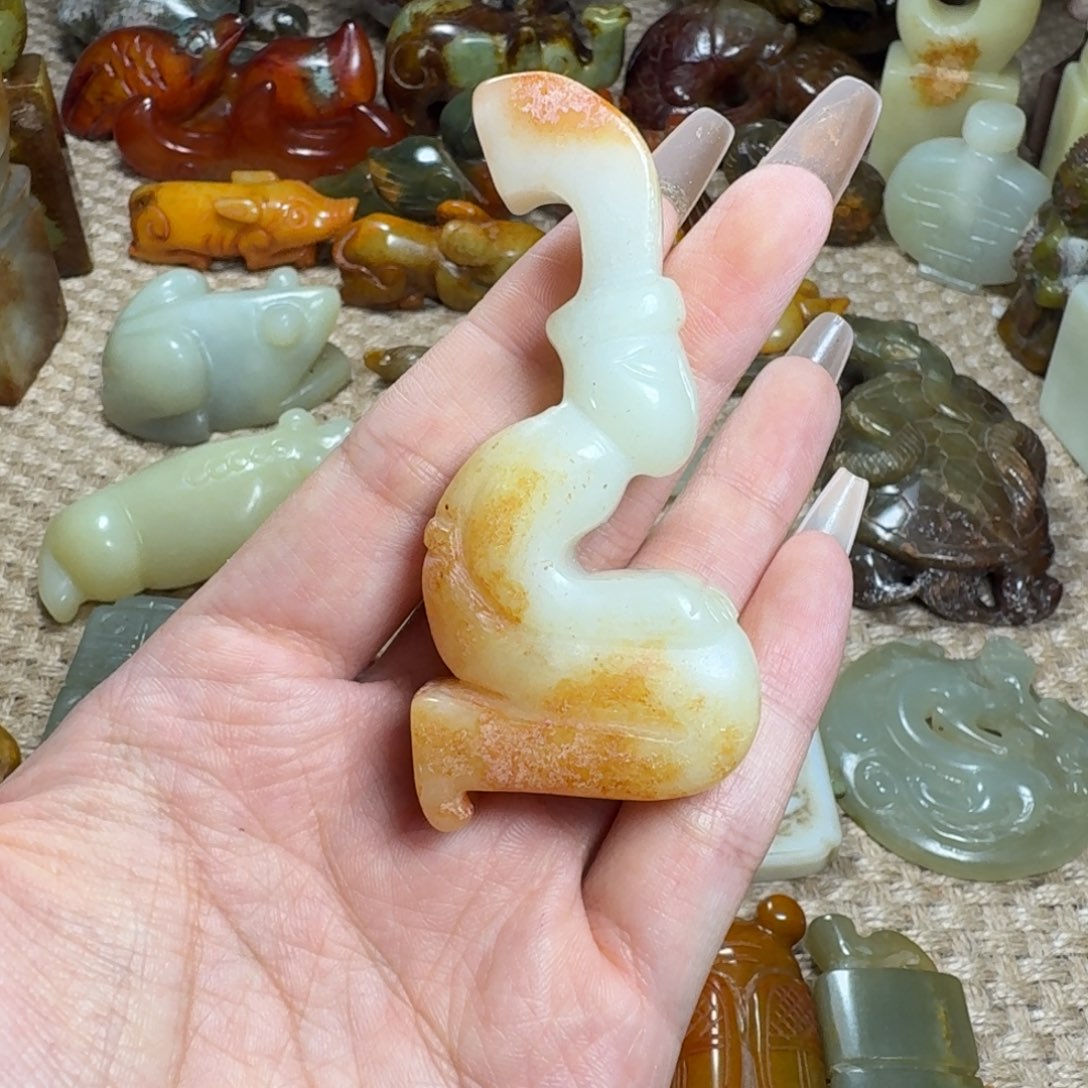 白玉菩提吊坠挂件