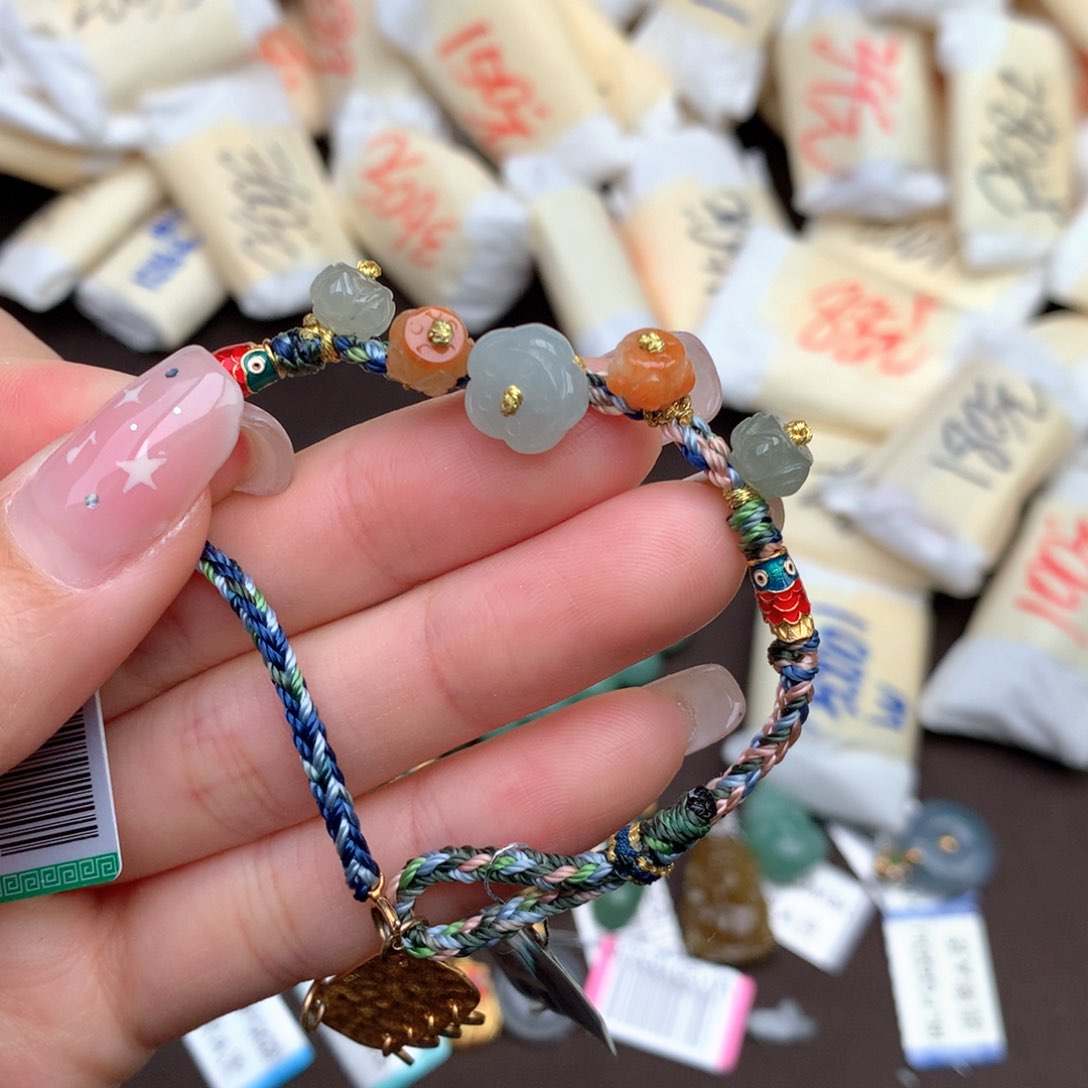 【闪购商品】翡翠手链银S925镶嵌一