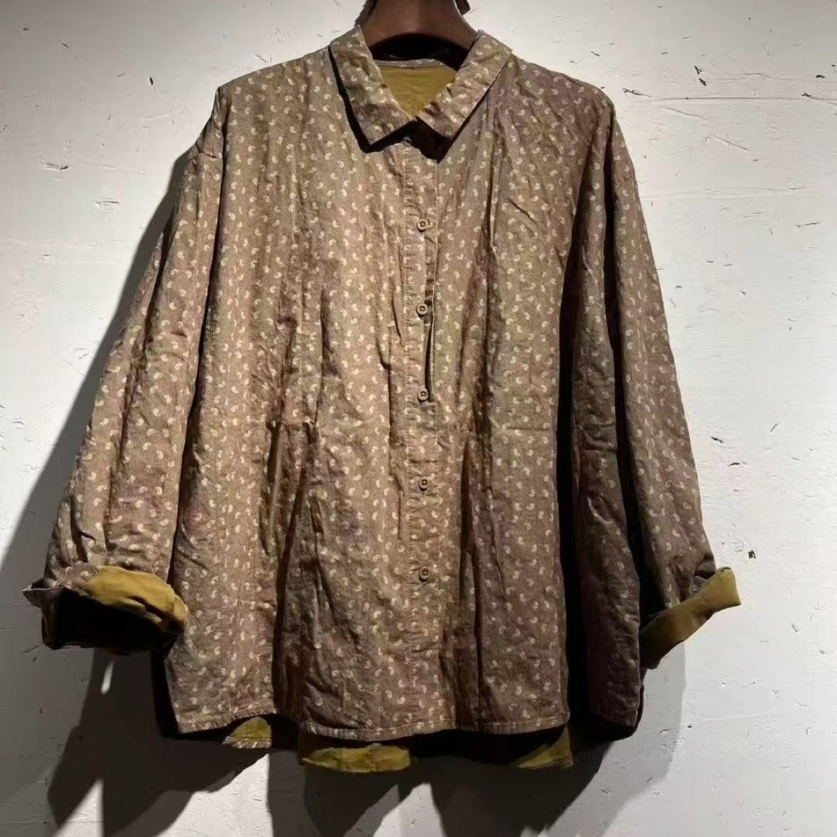 布忘初心分享 衣路走来38871 衬衫 胸围130、衣长64