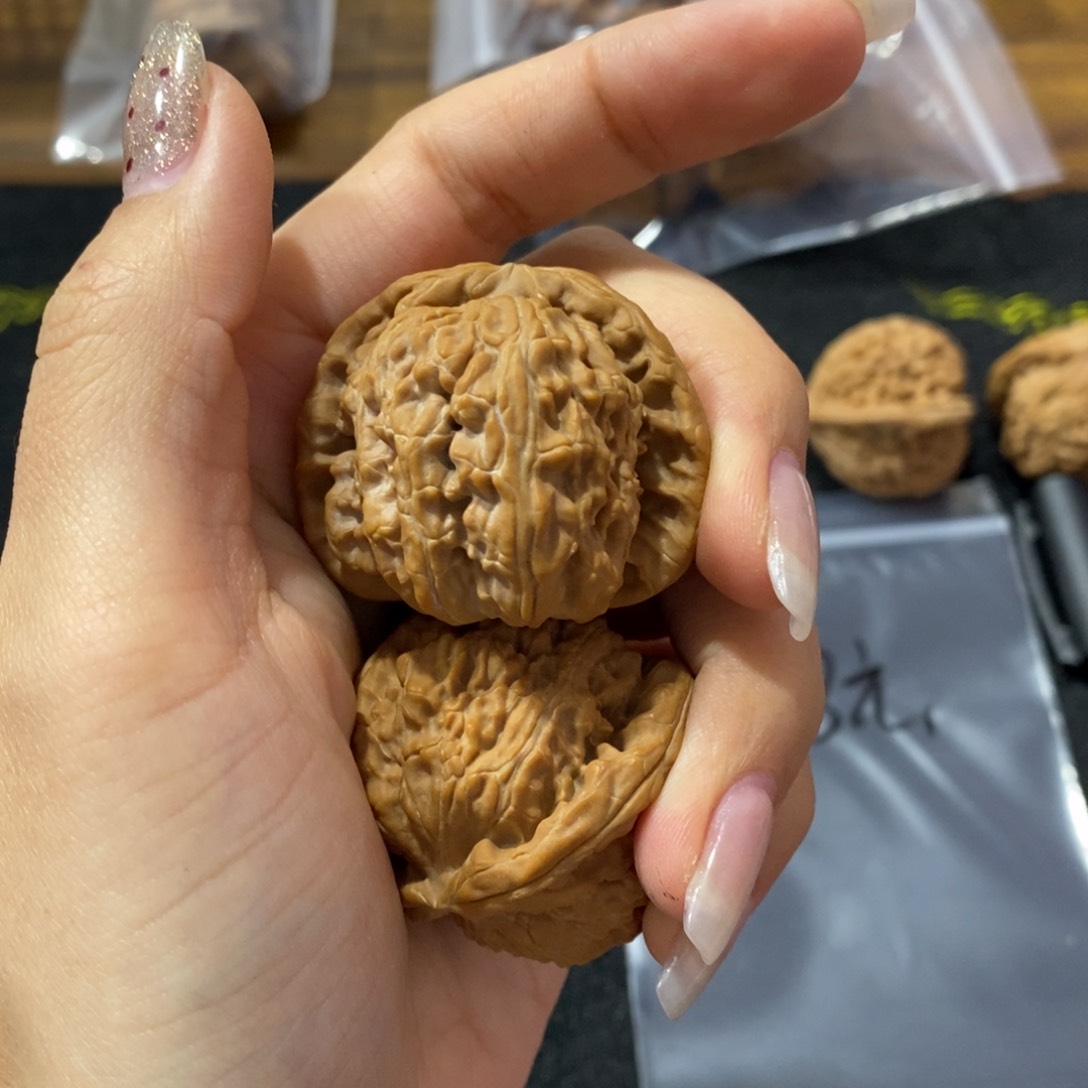 猴头核桃吊坠白狮子58