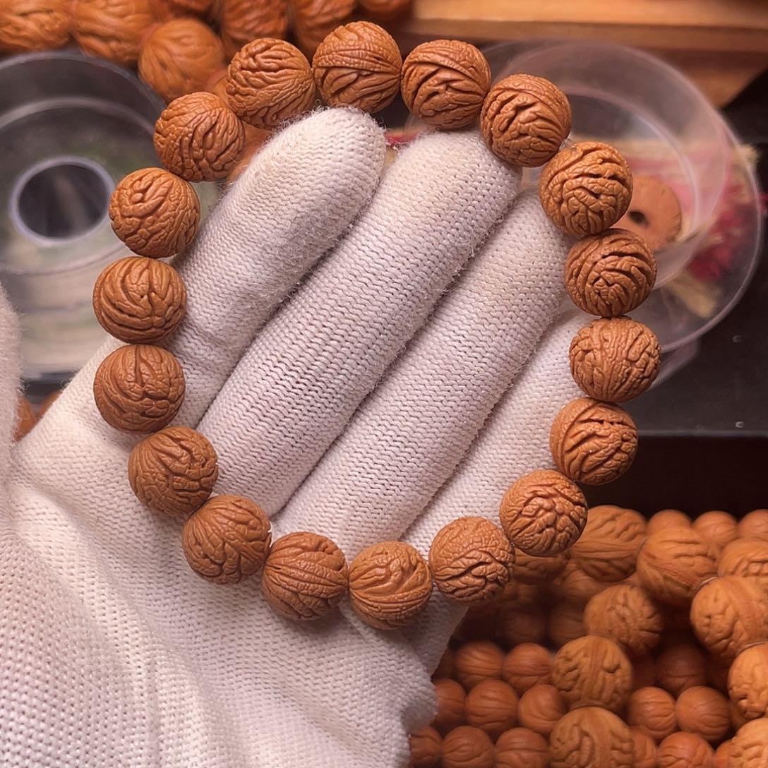 桃核手串绣球手串1.2