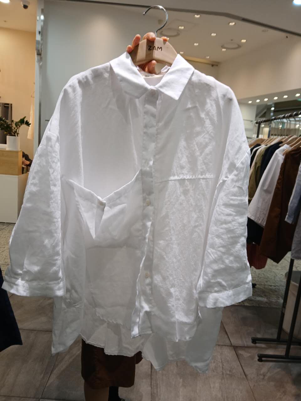 韩国正品/不支持退换/眼镜姐姐/大兜衬衣/0105