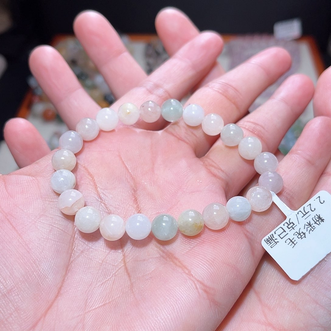 水晶手链未镶嵌330号主图手串  8+