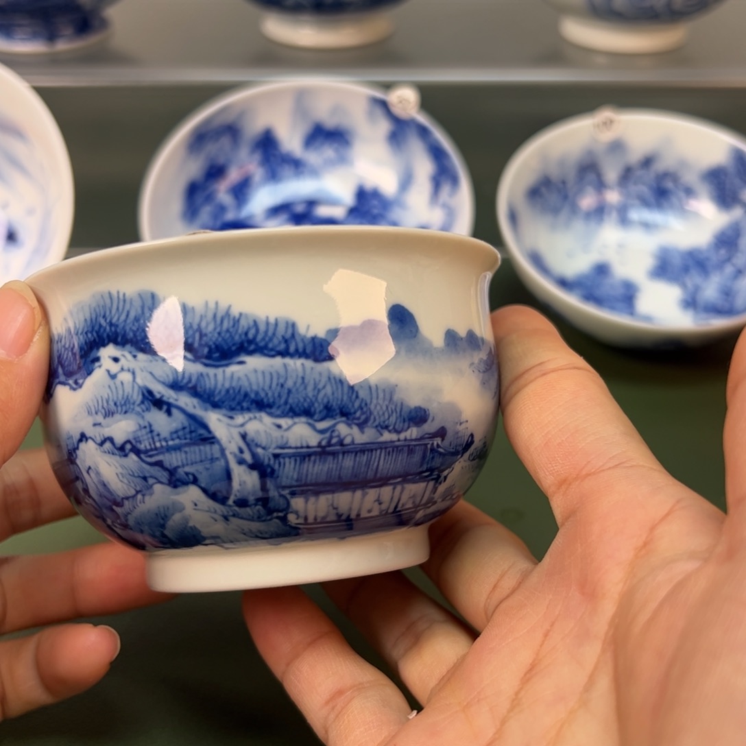 杯木木景德镇纯手绘茶具293