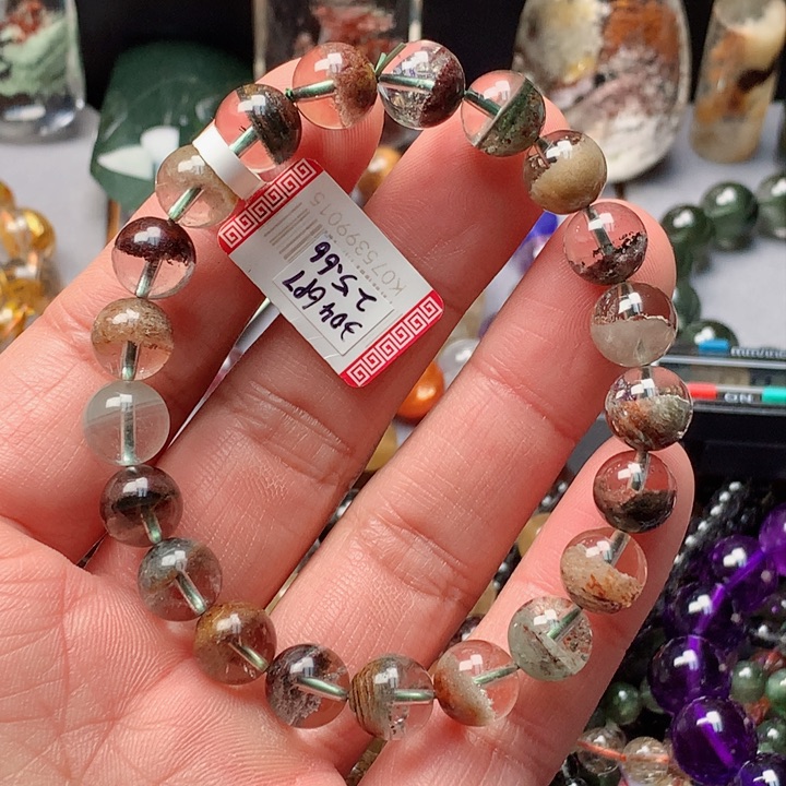 水晶手串未镶嵌天然