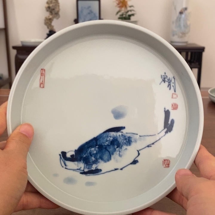 亦***大定闪千水家八大鱼壶承