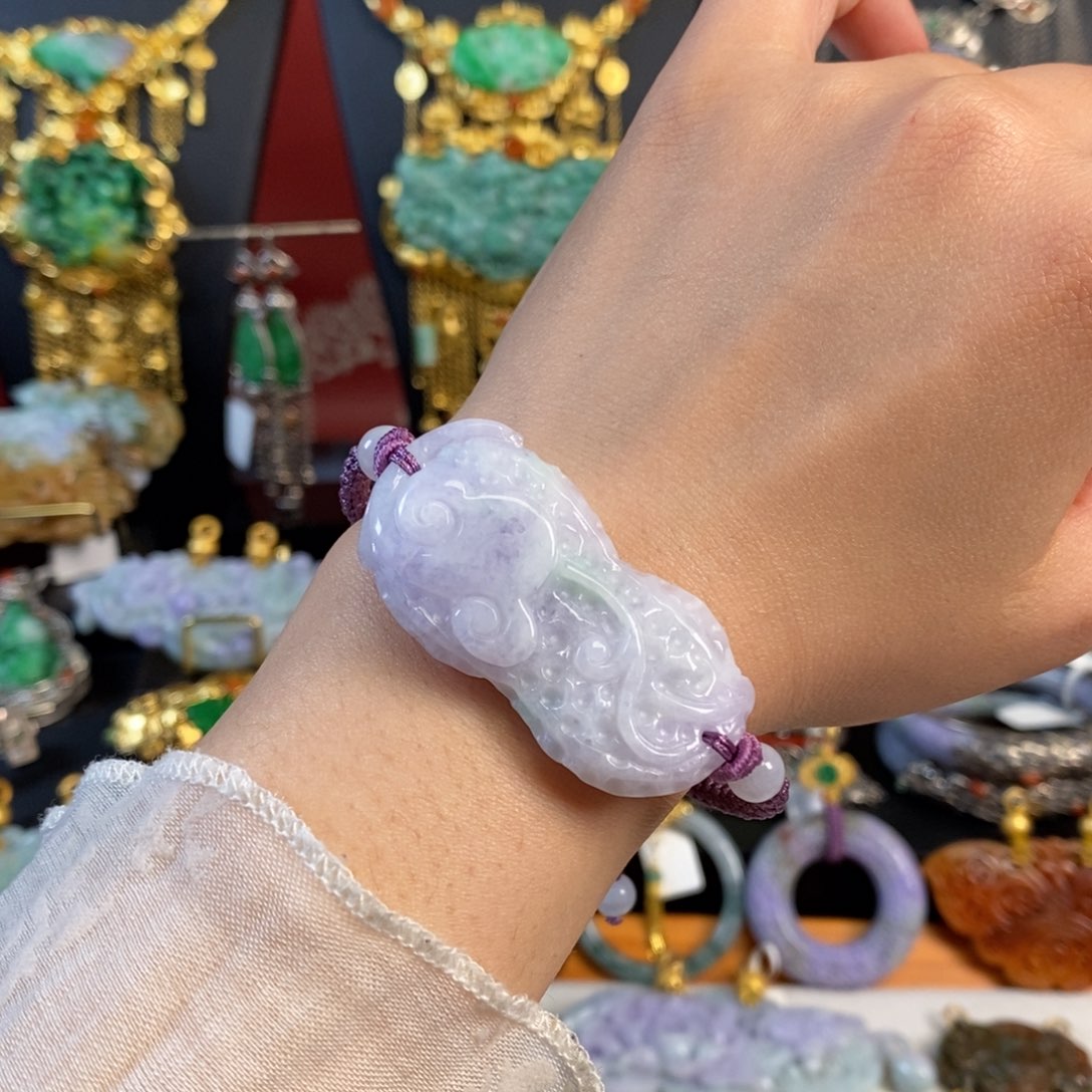 翡翠手链未镶嵌好事发生手牌 亏清