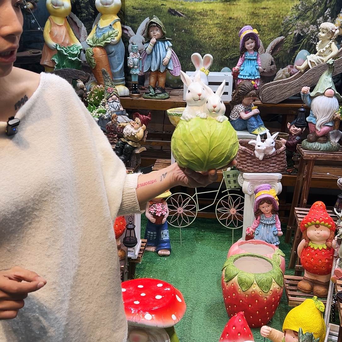 花园摆件红红火火