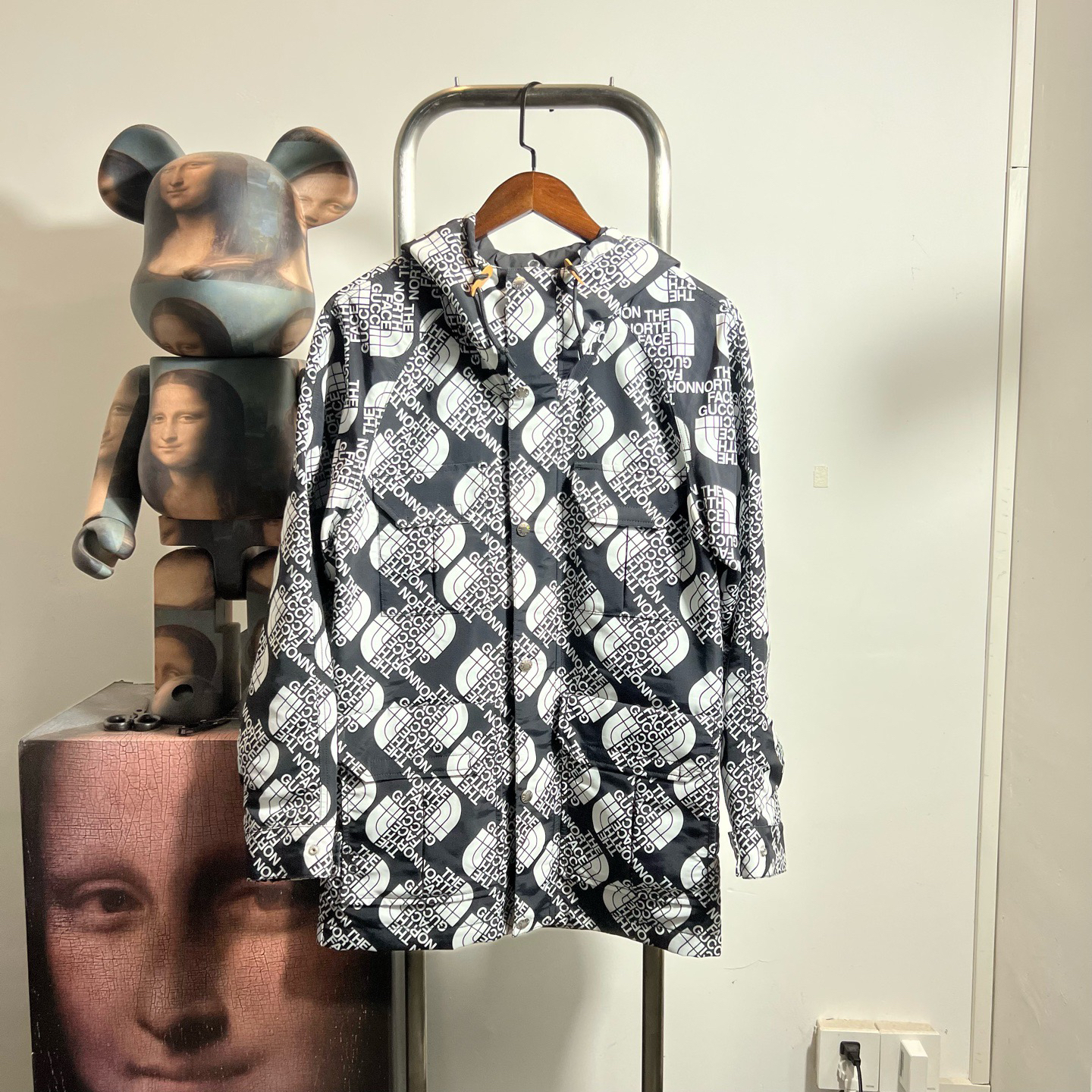 99新 GUCCI/古驰 联名北面满印夹克外套 尺码XS胸围50衣长70