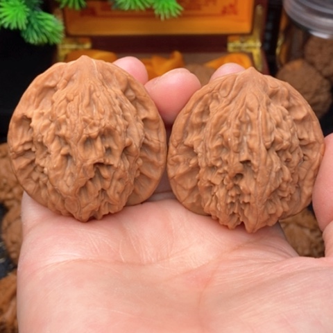 文玩核桃把件麦虎45全品