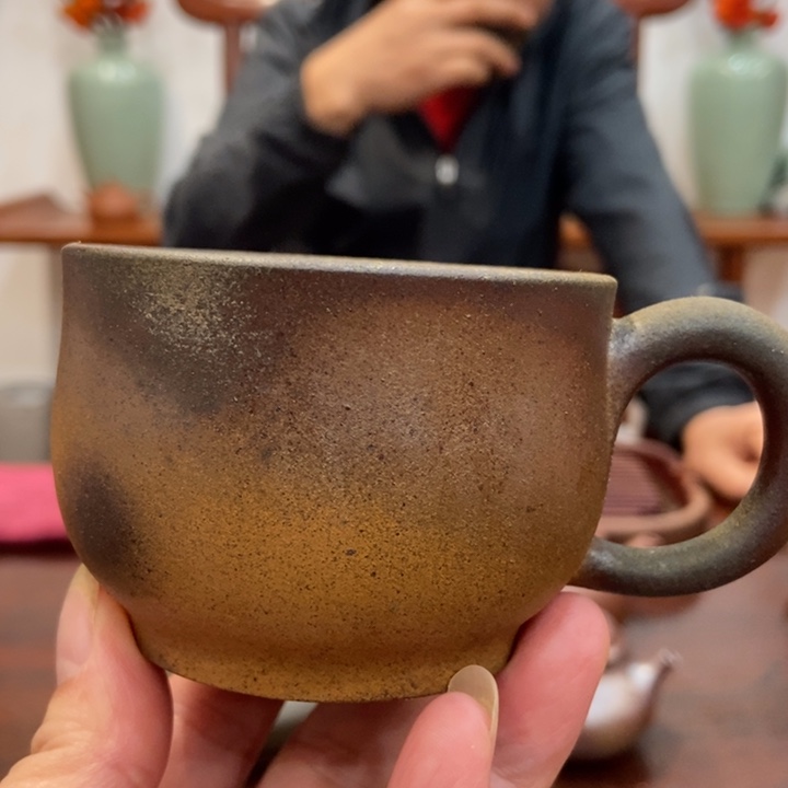 茶杯紫砂赏泥堂老吴柴烧