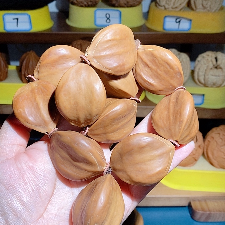 野生三花大橄榄核手持