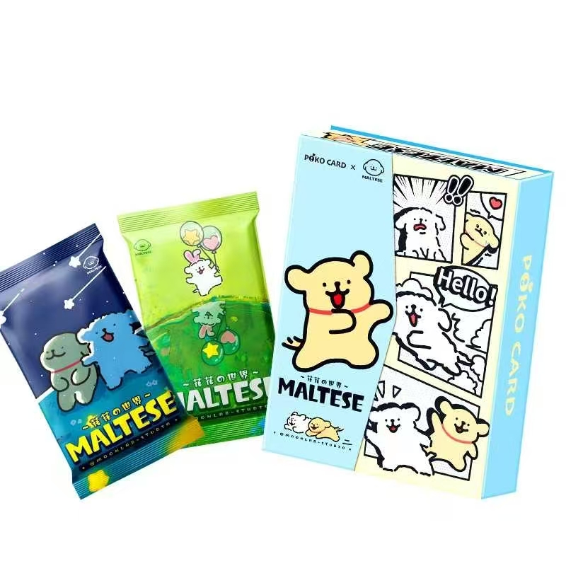 【吃吃】Poko Card 线条小狗x花花世界-第二弹 国卡二创（默认代拆）