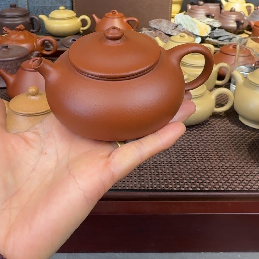 朱泥茶壶130毫升左右