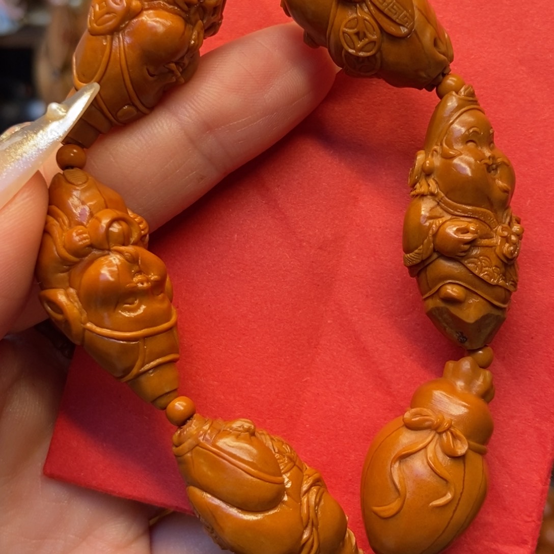 手串/手链橄榄核数你有钱