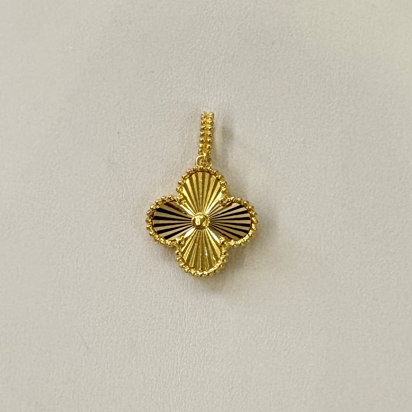 足金999 五花黄金吊坠