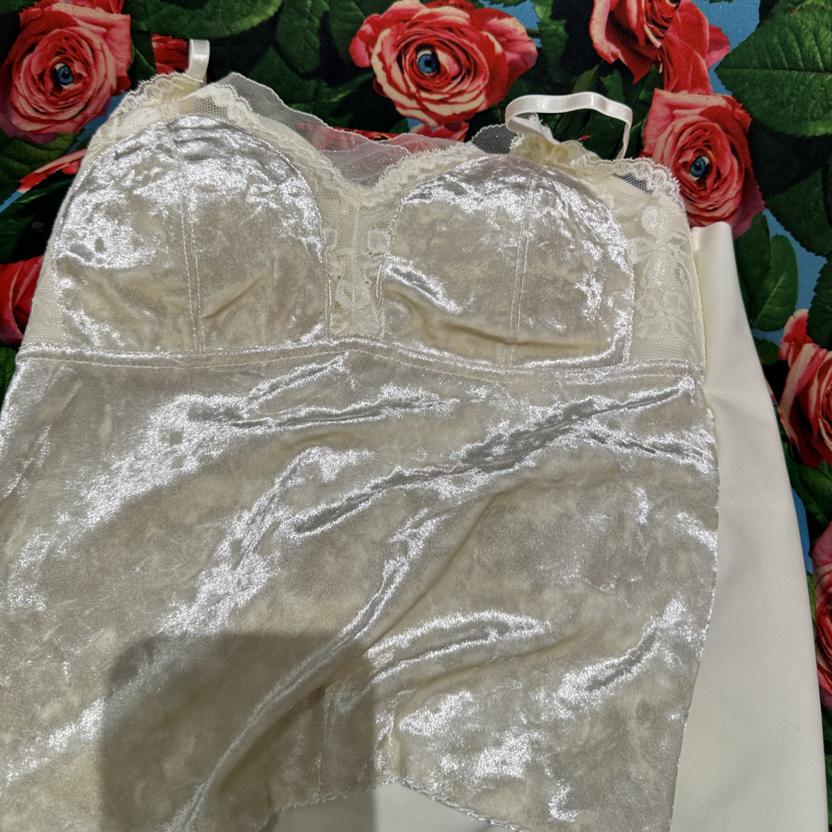 进口丝绒吊带弹力松紧