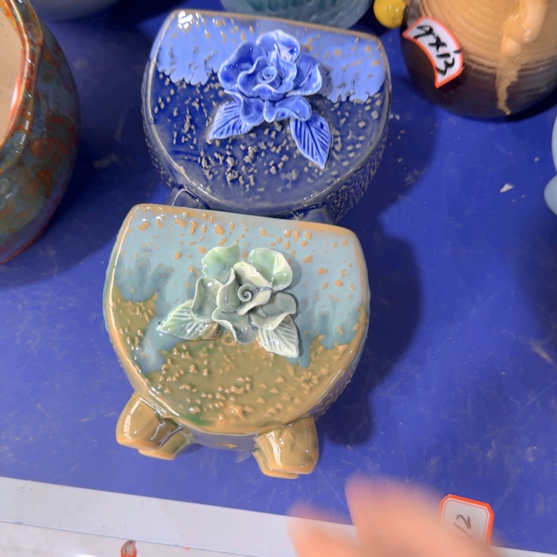 紫砂花盆粗陶盆醋