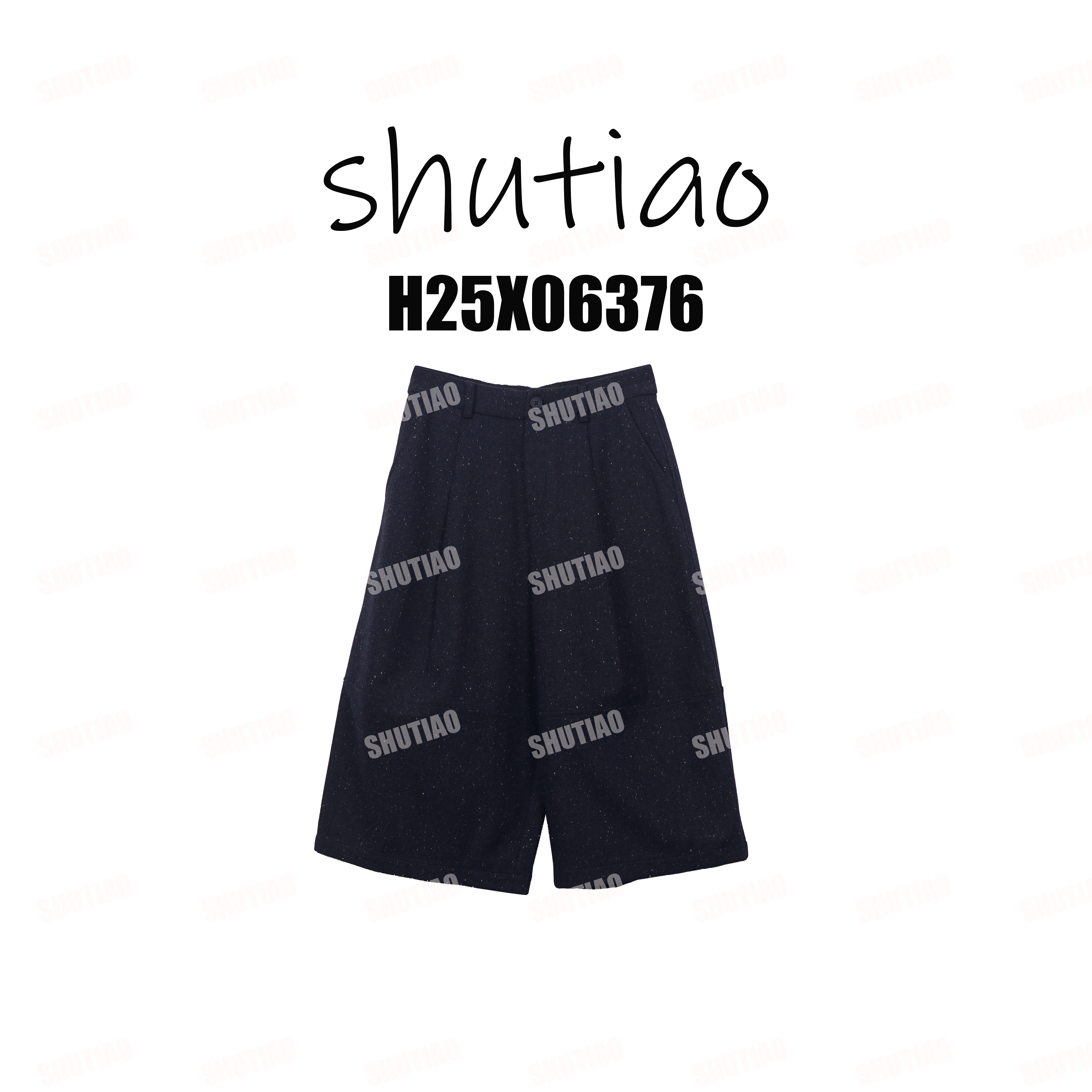 【SHUTIAO】2025冬季：新款小众设计款短裤H25X06376