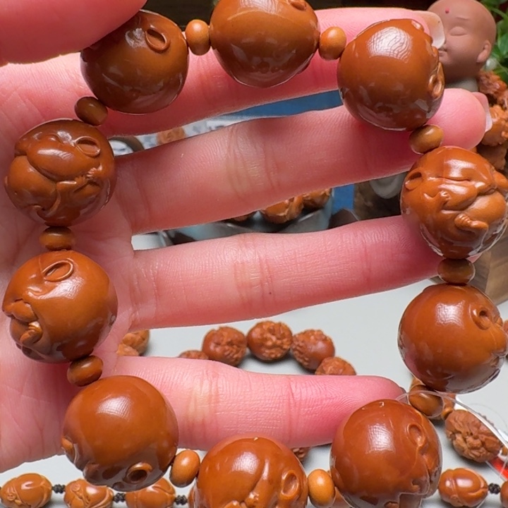 橄榄核手串/手链松鼠