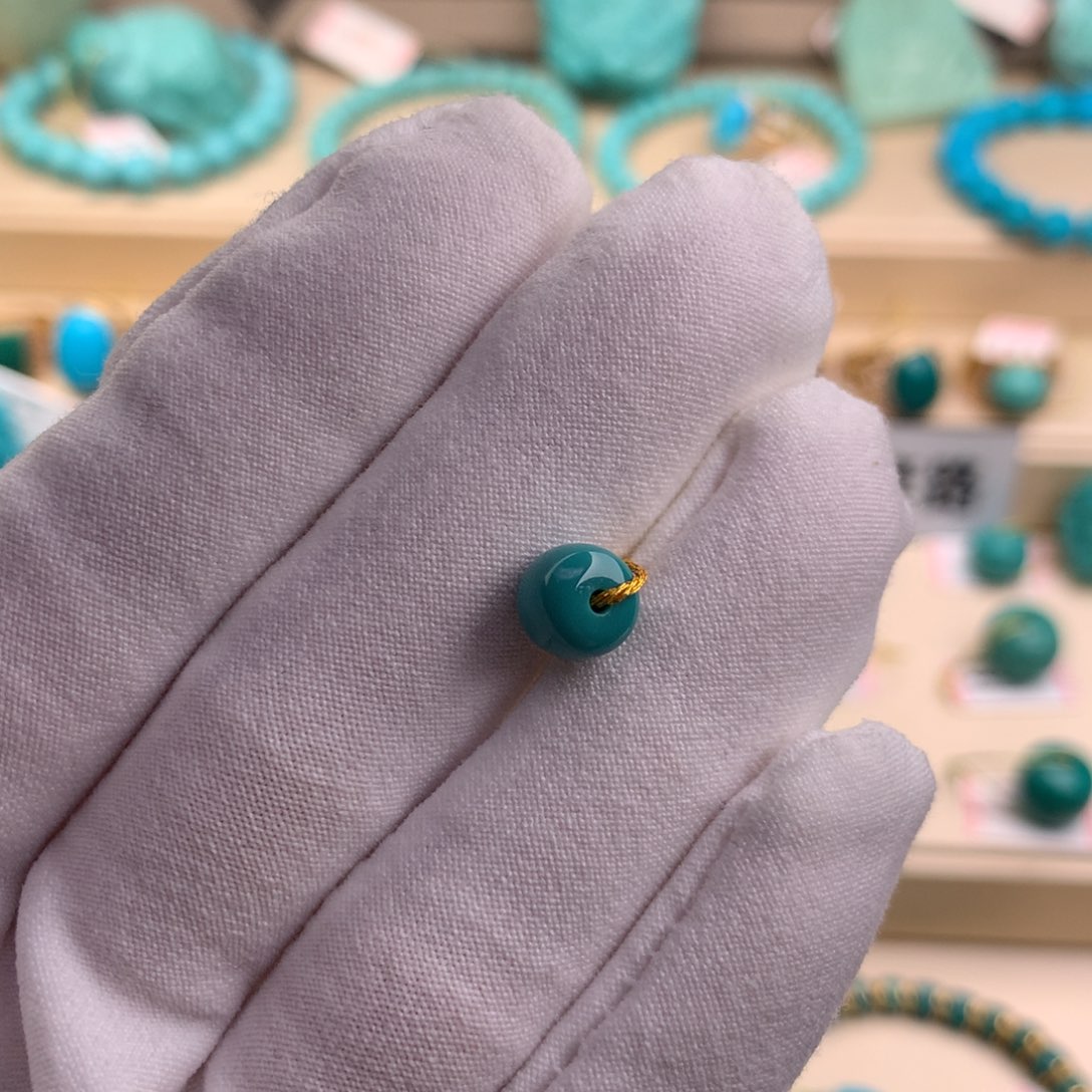 绿松石珠宝奇石未镶嵌7.5