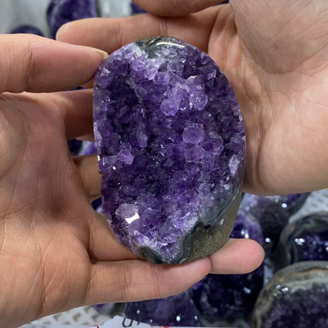 紫晶摆件摆件未镶嵌