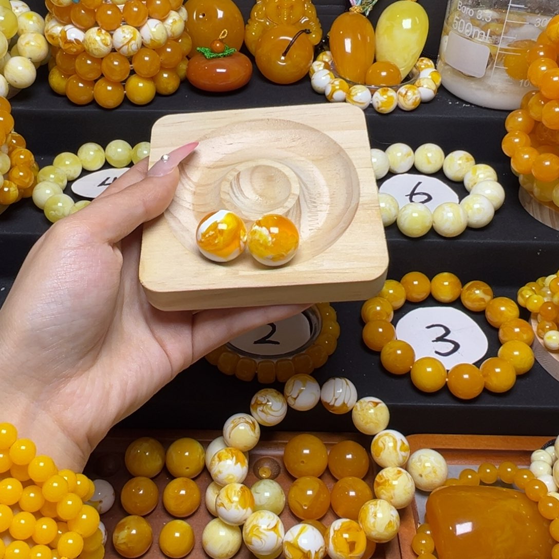 毑***毑20mm全品无暇单珠2颗