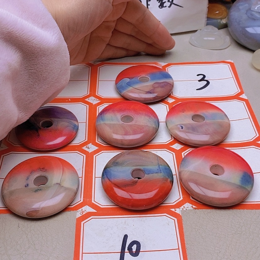 【闪购商品】未镶嵌玛瑙/玉髓珠宝半成品晴****)