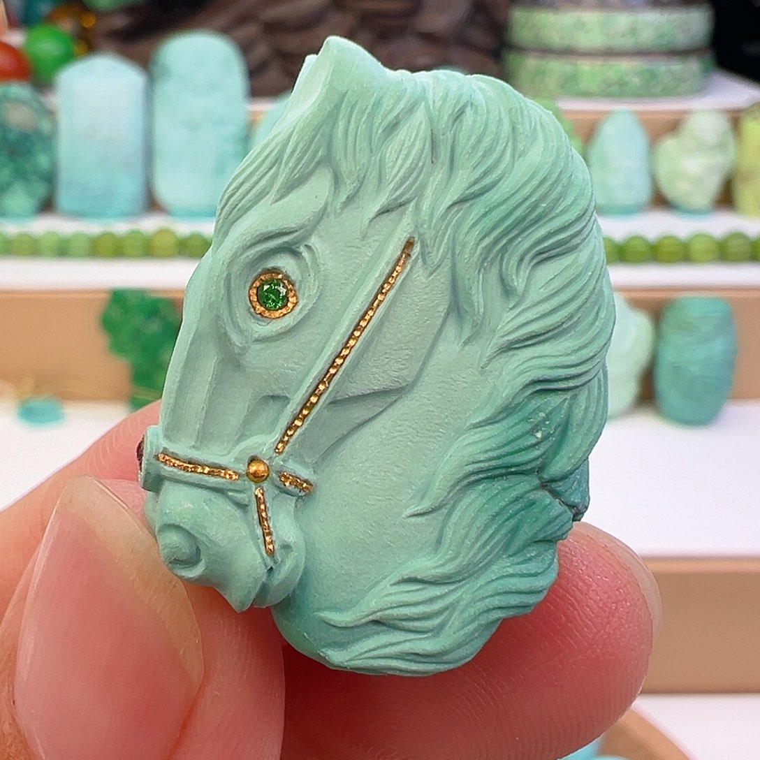 未镶嵌绿松石项链