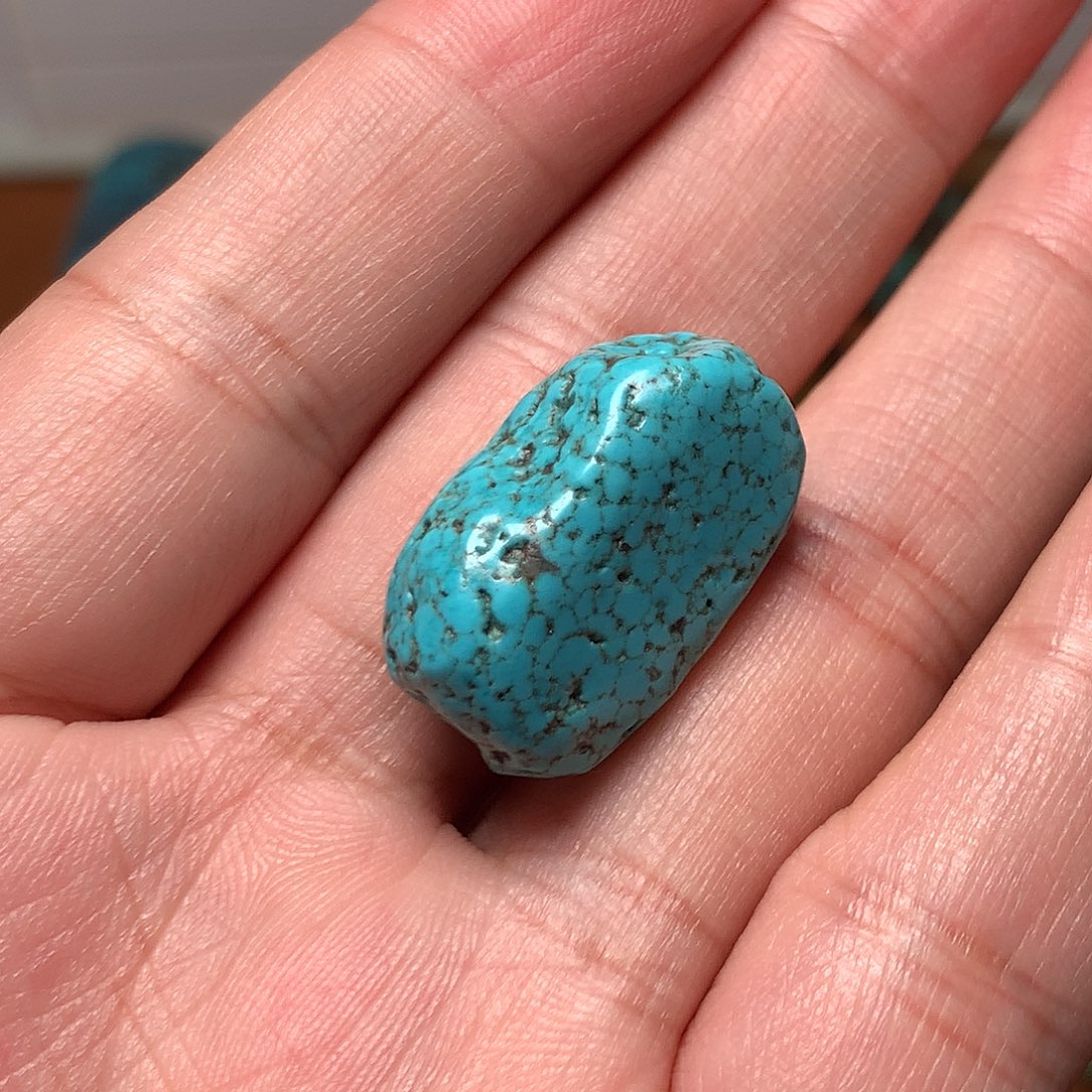 寂***人未镶嵌绿松石珠宝奇石