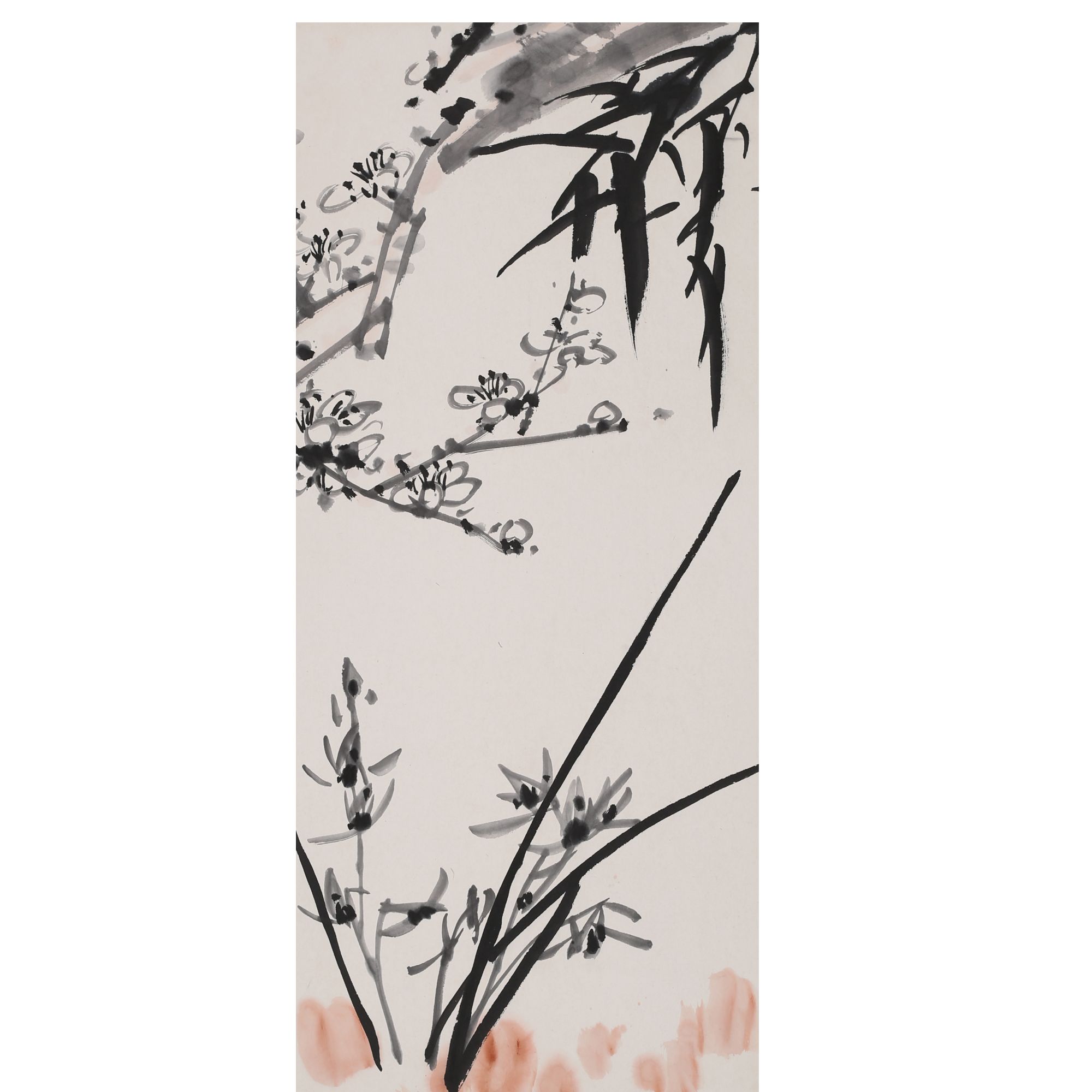 LOT.012 超三 三清  纸本立轴 71*41cm 1886