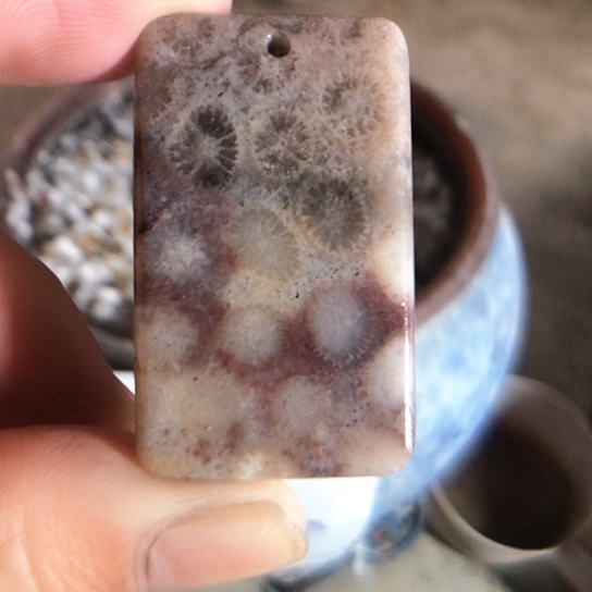 硅化玉吊坠未镶嵌