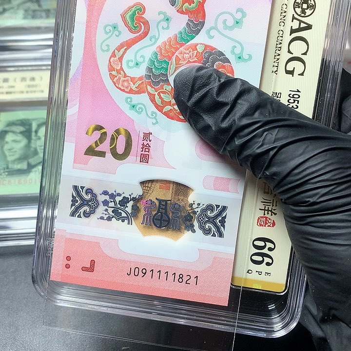 蛇年纪念钞原厂原封