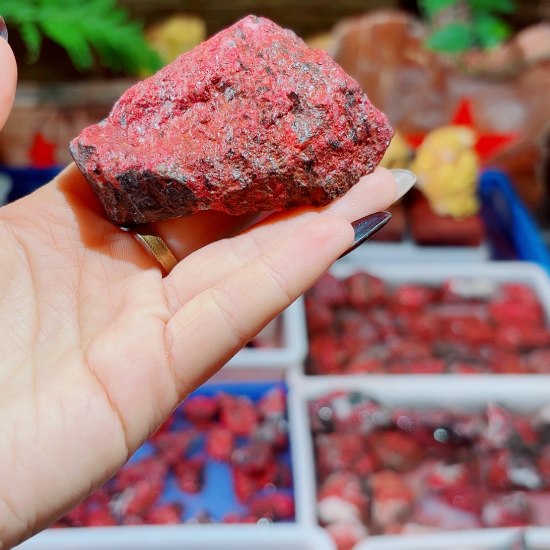 ****丫天然辰砂天然朱砂摆件