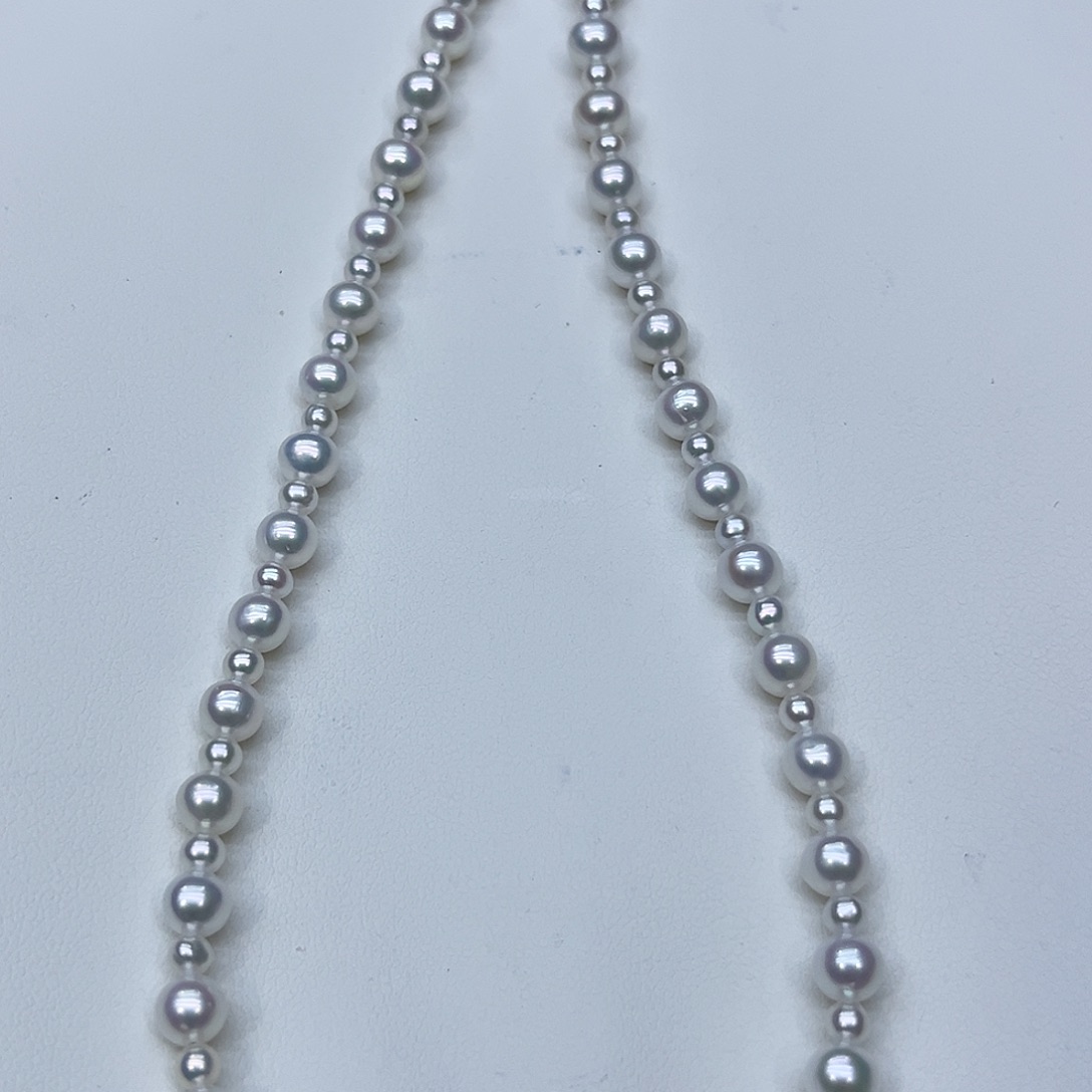 颈饰银S925镶嵌淡水珍珠