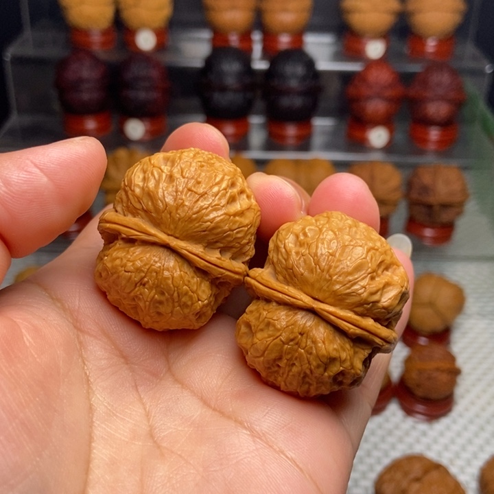 把件文玩核桃寿星头元宝11