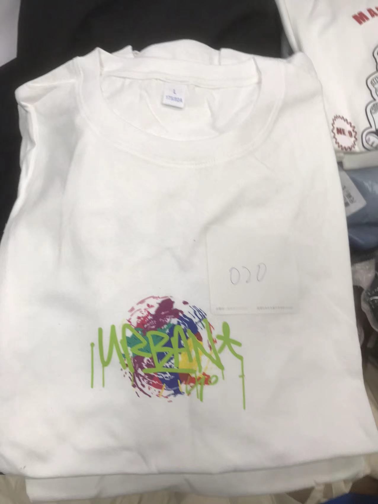 潮流时尚休闲圆领宽松短袖-020