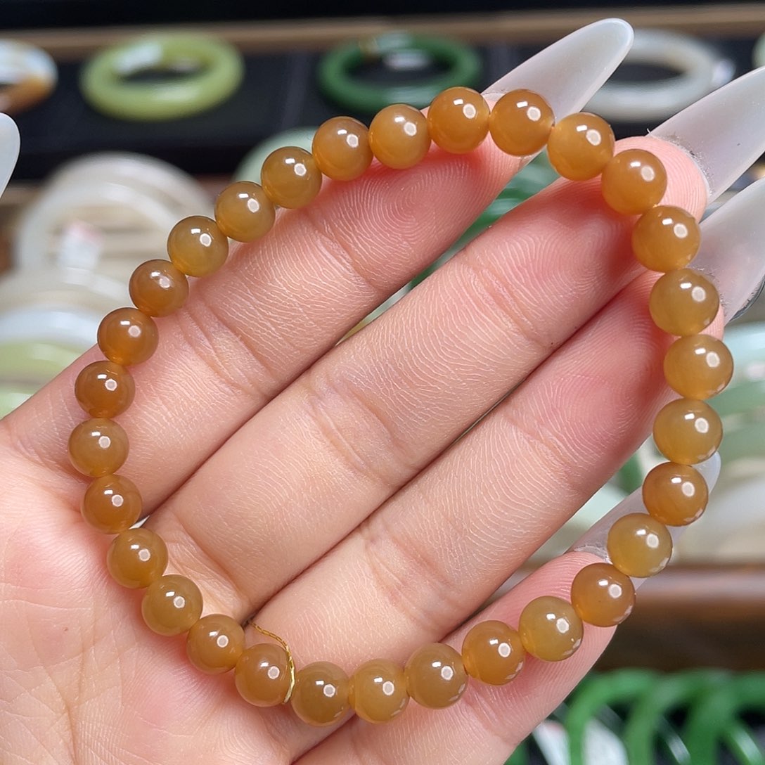 和田玉未镶嵌手链