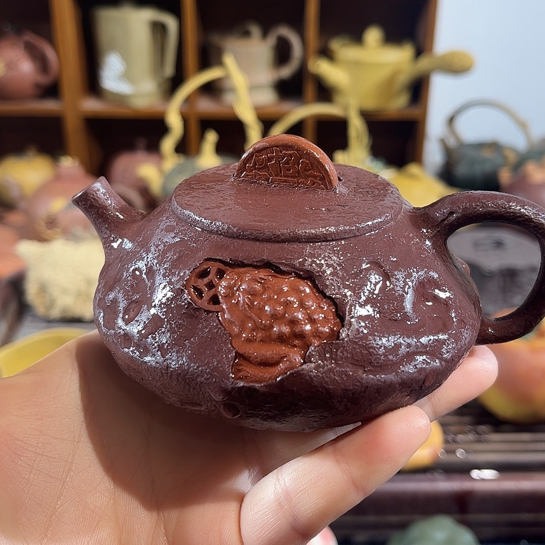 茶宠紫砂招财进宝