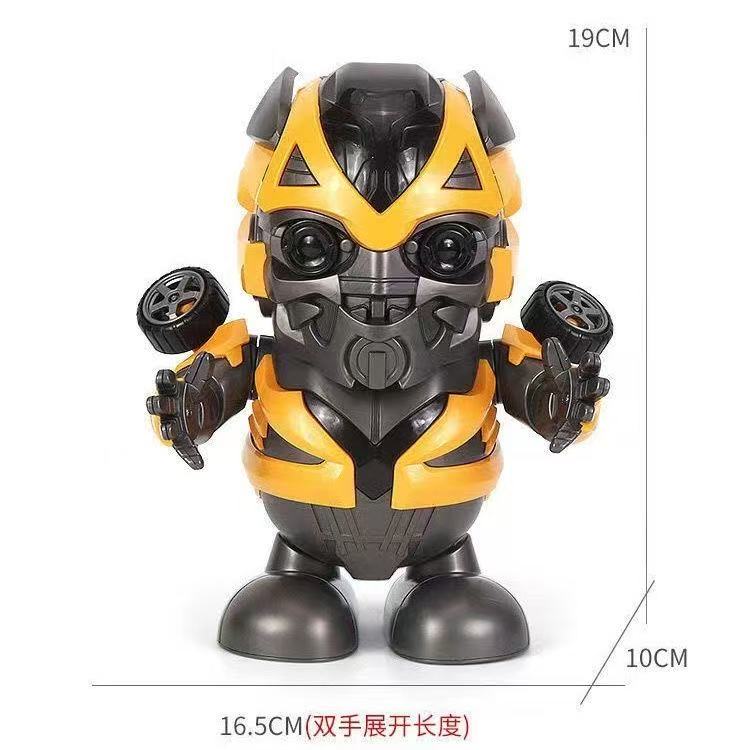 会唱歌跳舞大黄蜂电动机器人（电池自备）