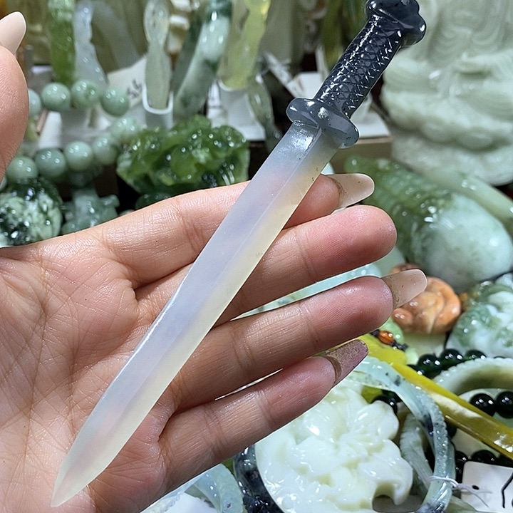 岫玉岫玉手把未镶嵌