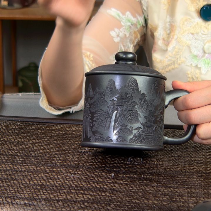 茶杯紫砂高货放漏